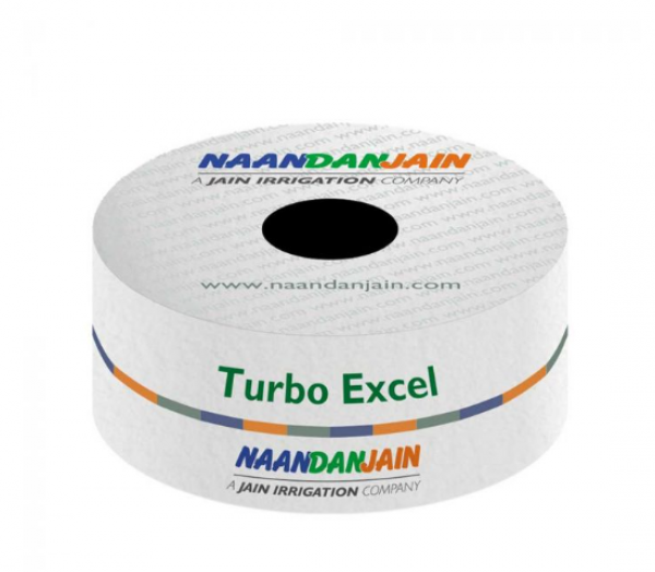 Tubo Gotejador Turbo Excel 17mm 8mil 1.6 L/h 20cm 2000m - Naandanjain