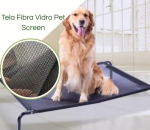 Tela Mosquiteira Para Gatos e Cachorros Pet Screen Premium Malha 14x10 Fio 24 