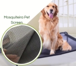 Tela Mosquiteira Para Gatos e Cachorros Pet Screen Premium Malha 14x10 Fio 24 