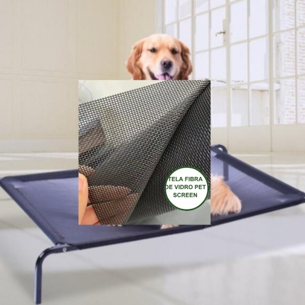 Tela Mosquiteira Para Gatos e Cachorros Pet Screen Premium Malha 14x10 Fio 24 