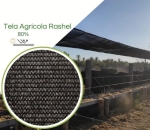 Tela para Sombreamento Preta 80% - para Viveiros, Telados e Bovinocultura