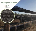 Tela para Sombreamento Preta 80% - para Viveiros, Telados e Bovinocultura