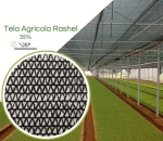 Tela para Sombreamento Preta 35% - para hortaliças, flores e mudas em geral.