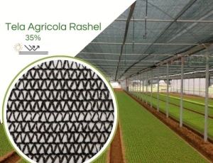 Tela para Sombreamento Preta 35% - para hortaliças, flores e mudas em geral.