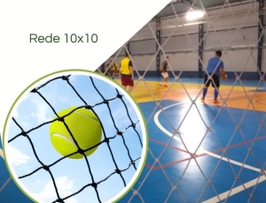 Rede Esportiva e de Proteção 10x10 cm