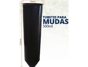 TUBETE 500 CM³ P/ SERINGUEIRA / NATIVO (1000 peças)