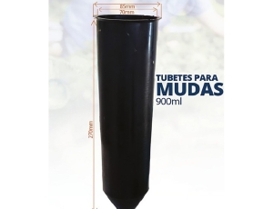 TUBETE 900 CM³ P/ SERINGUEIRA (1000 peças)