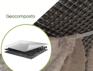 Geocomposto drenante 2LGF - 2,0 x 30,0 m