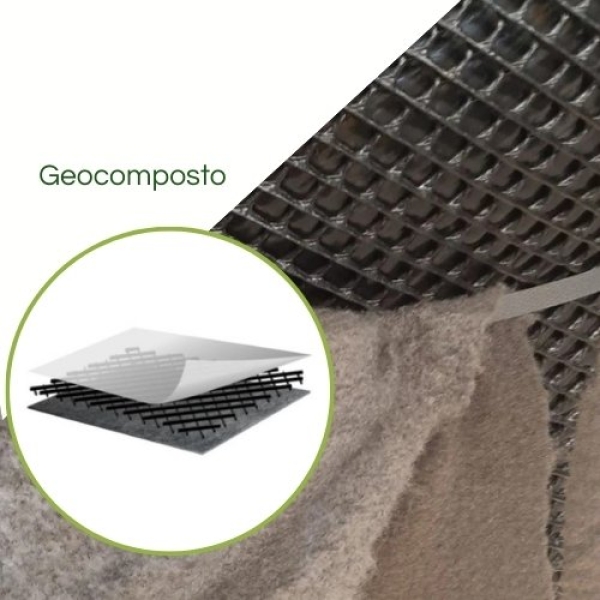 Geocomposto drenante 2LGF - 2,0 x 30,0 m