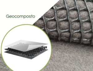 Geocomposto drenante 1LG - 2,0 x 30,0 m