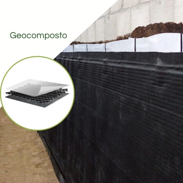 Geocomposto drenante 1LG - 2,0 x 30,0 m