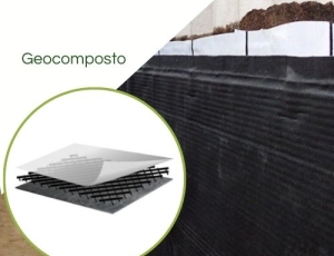 Geocomposto drenante 2LG - 2,0 x 30,0 m