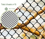 Tela Plástica Viveiro 1/2' Leve n°5 