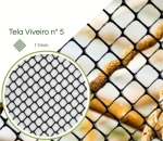 Tela Plástica Viveiro 1/2' Leve n°5 