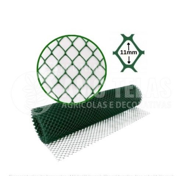 Tela de Proteção Pinteiro EB3 Malha 11/mm VERDE