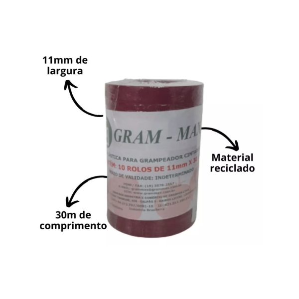 Kit Alceador Grampeador Uva Tomate Ramos Com Fita E Grampos