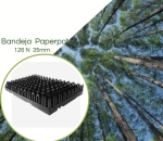 Bandeja  P/ Paper pot 126N (35 x 100mm) - Pacote 5 pç