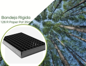 Bandeja  P/ Paper pot 126R (35 x 100mm) - Kit 10 pç 