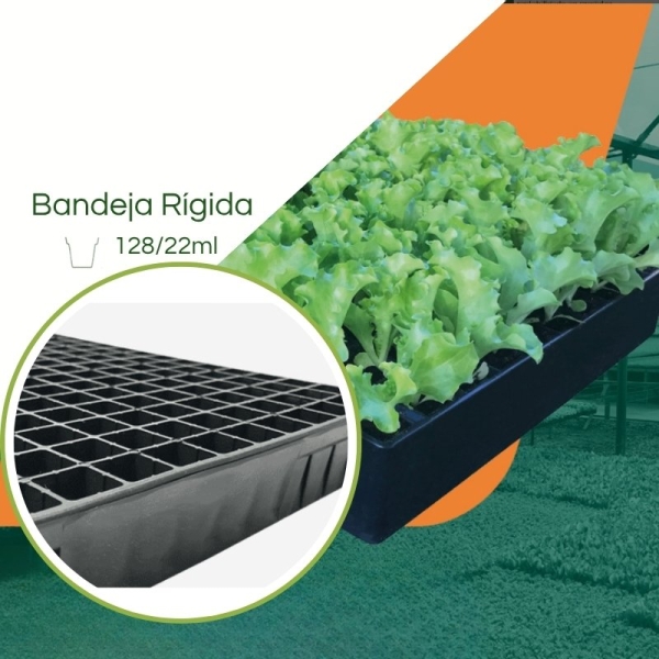 Bandeja Eco Para TB 128/22ML - Cel. Quadrada - Kit 10