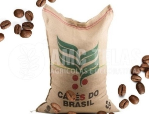  Sacos De Juta Café Do Brasil Original 