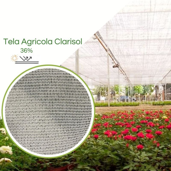 Tela Clarisol Branca 36% de sombreamento