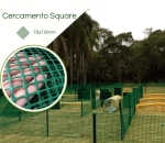 Tela para Cercamento SQUARE 20X20 VERDE