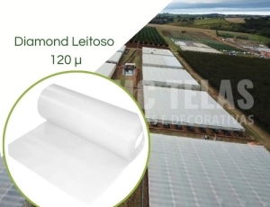 Filme Plástico LEITOSO 120 micras - Politiv