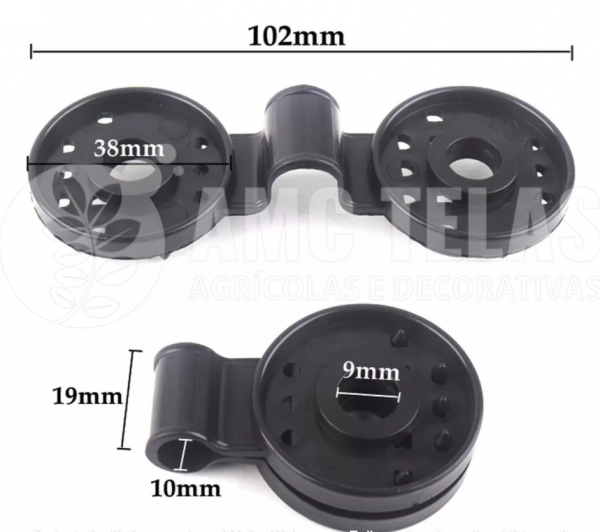 Presilha Conector com Ponte - Presilha para Fixação de Telas 