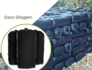 Saco para Silagem Preto (pct c/ 100)      