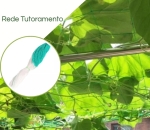 Rede Tutoramento De Planta Treliça 2x100m Pepino tomate Verde e Branco