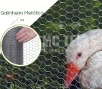 Tela Hexagonal Viveiro Fio 24