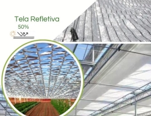 Tela Sombreamento 50% Refletiva 