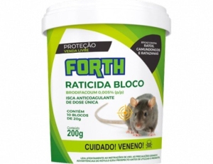 Raticida Forth Bloco 200g