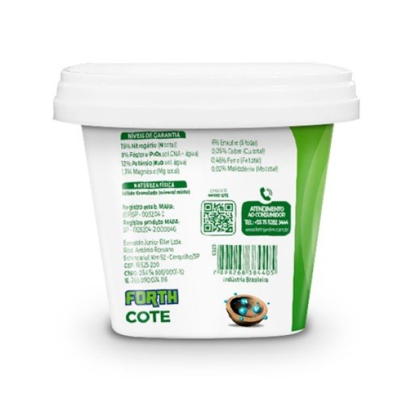 Fertilizante Forth Cote Plus 15-09-12 para Plantas 150 g