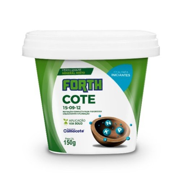 Fertilizante Forth Cote Plus 15-09-12 para Plantas 150 g