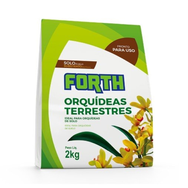 Substrato Orquídeas Terrestres 2kg Forth