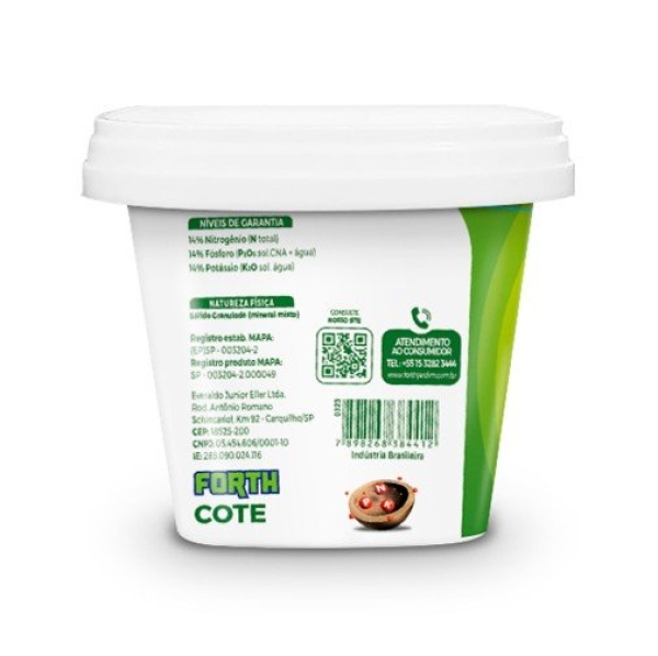 Fertilizante Forth Cote 14-14-14 para Plantas