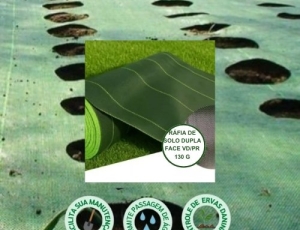 Rafia de Solo Supla Face (Verde/Preto) 