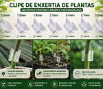 Clipes para  Enxertia 2.8mm Roxo - Pcte com 1.000 pçs