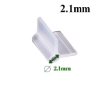 Clipes para Enxertia 2.5mm Verde - Pcte com 1.000pçs