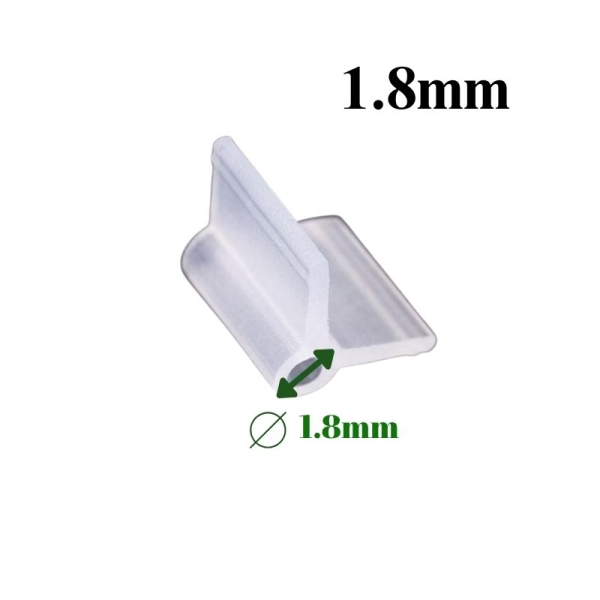 Clipes para Enxertia 2.2mm Laranja - Pcte com 1.000pçs