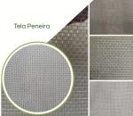 Tela Peneira Areia Malha 8- BWG 22