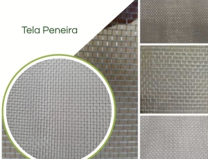 Tela Peneira Areia Malha 8- BWG 22