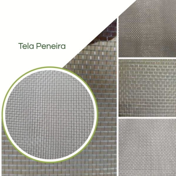 Tela Peneira Areia Malha 8- BWG 22