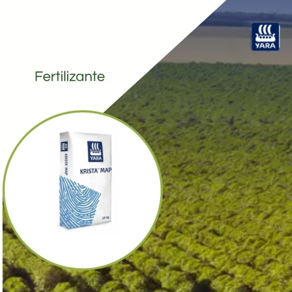 Fertilizante Krista MAP 12.61.00 - 25 kg - Yara