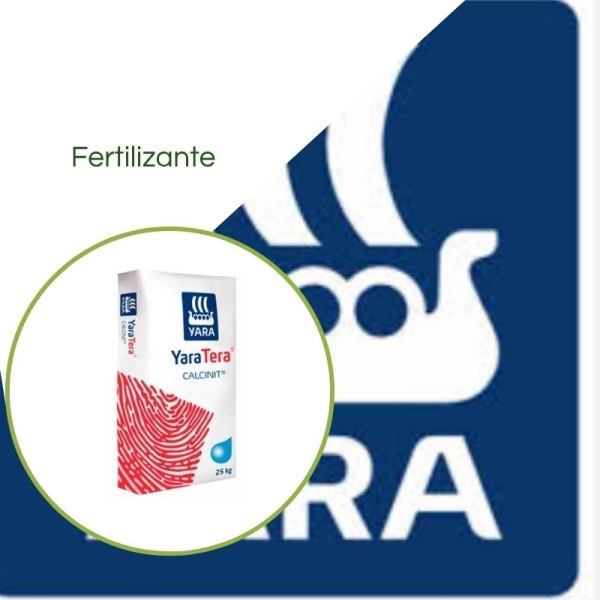 Fertilizante Yara Nitrato De Calcio Calcinit - 25 kg 