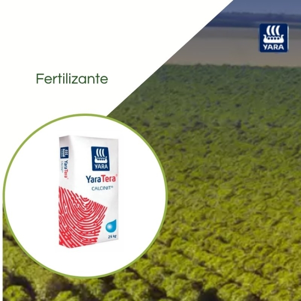 Fertilizante Yara Nitrato De Calcio Calcinit - 25 kg 