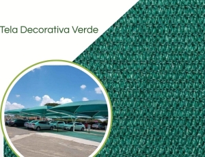 Tela Sombreamento para Áreas Externas  - Pergolados, Jardins e Churrasqueira Terracota Verde