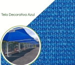 Tela Sombreamento para Áreas Externas  - Pergolados, Jardins e Churrasqueira Terracota Azul