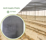 Tela Antiafídeo Preto 50 mesh - Politiv